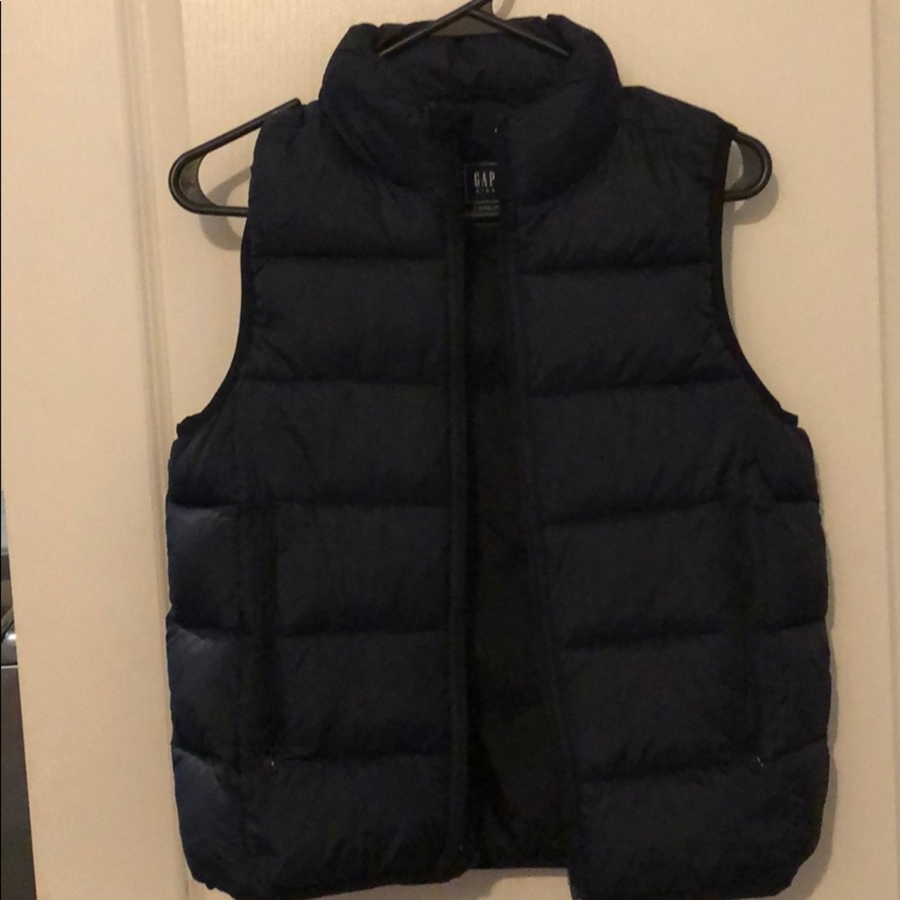 Black Quilt Vest -Kids Medium